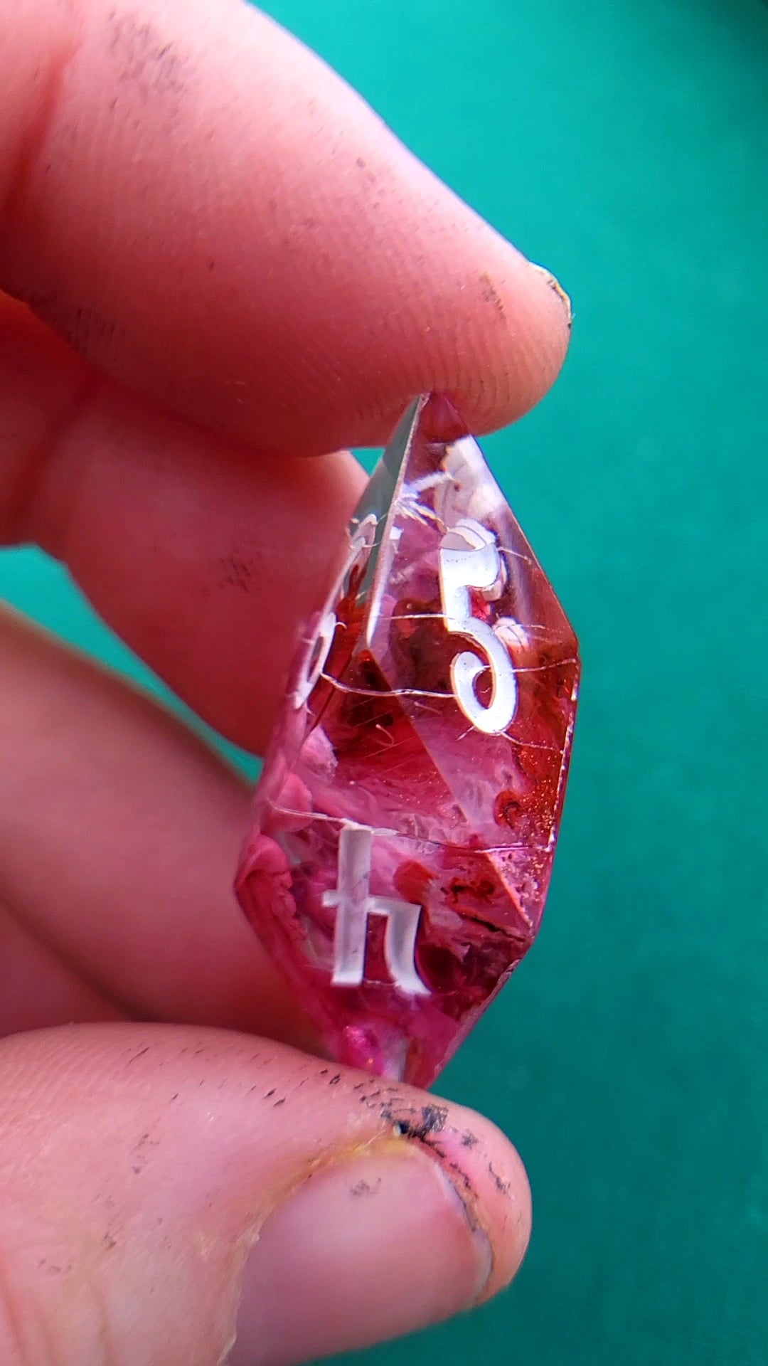 If I see one more ant in the cat food…7 piece resin ttrpg dice set