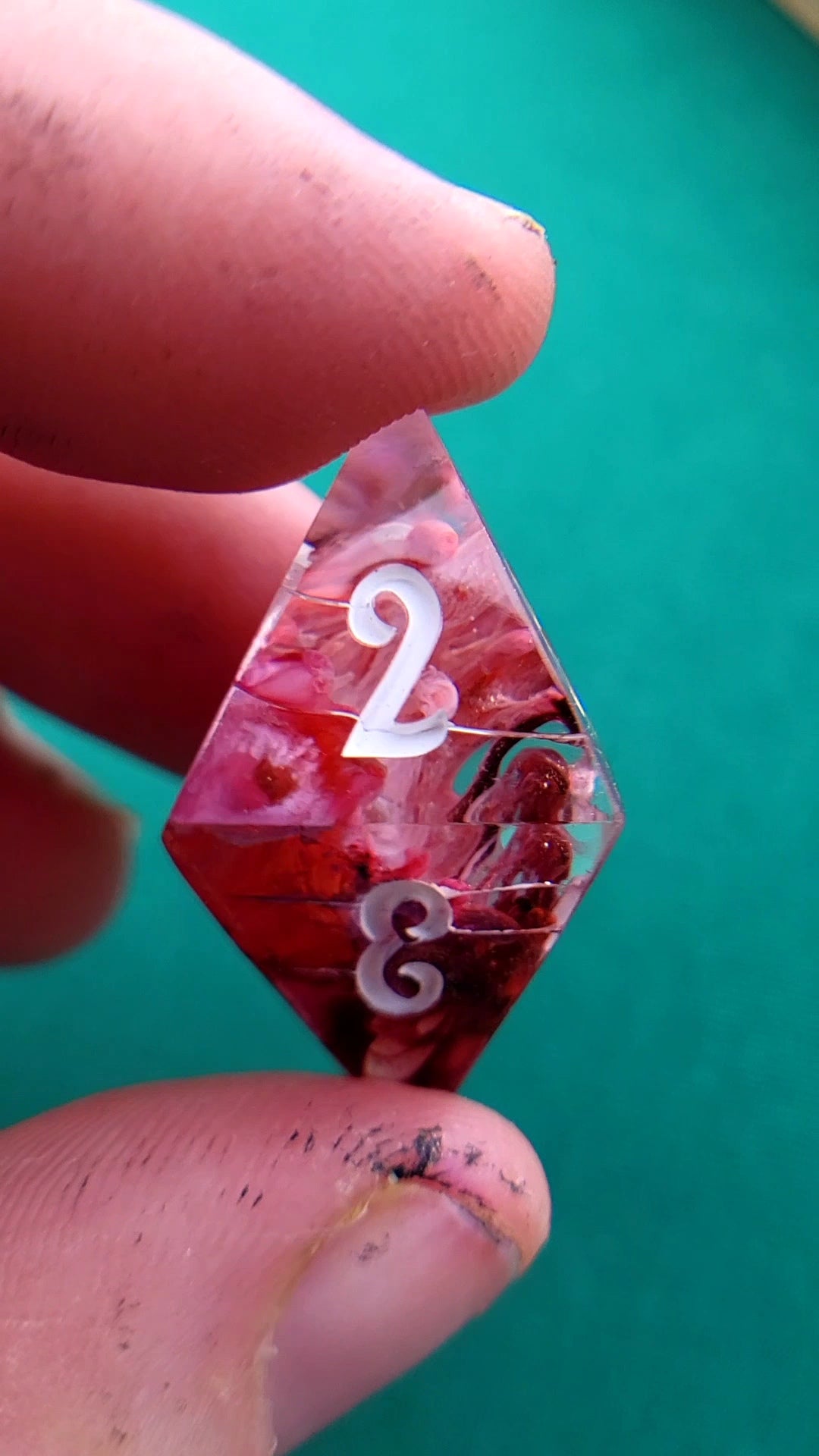If I see one more ant in the cat food…7 piece resin ttrpg dice set