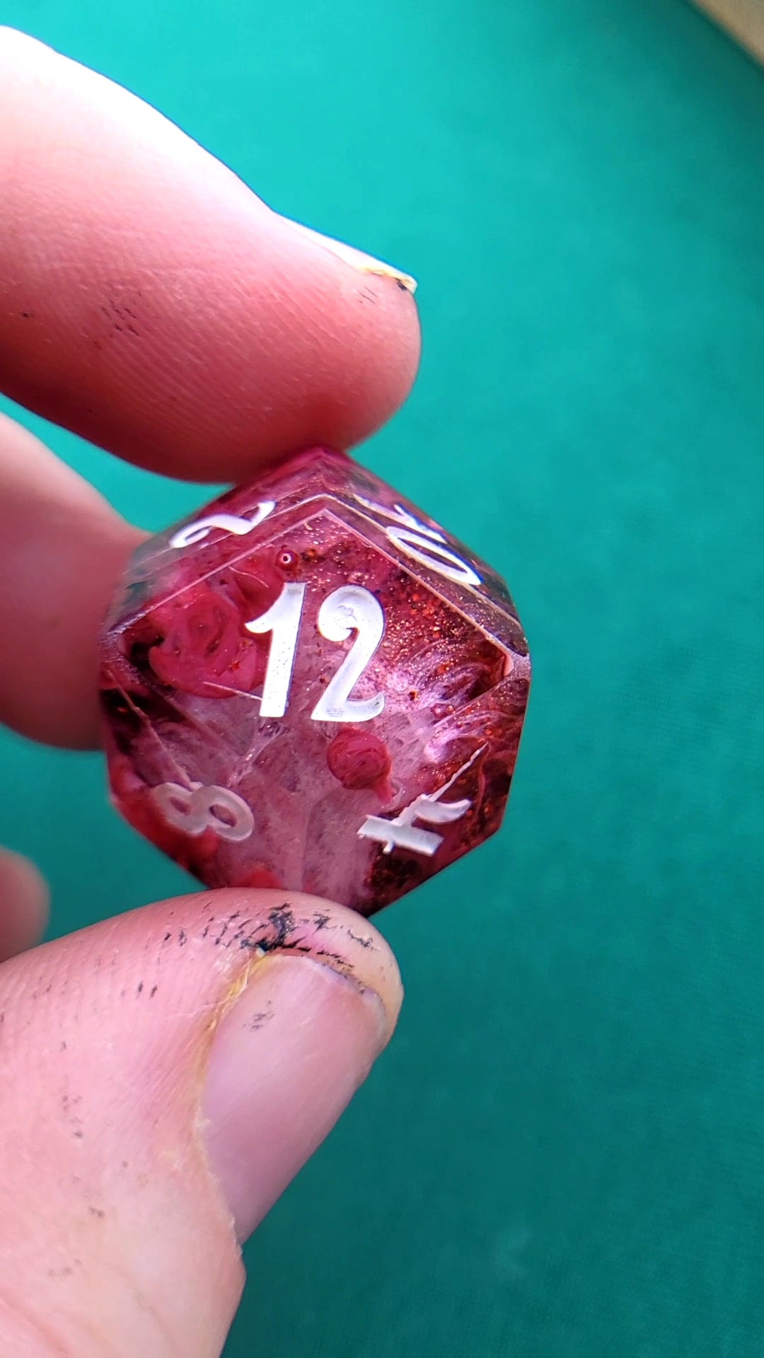 If I see one more ant in the cat food…7 piece resin ttrpg dice set