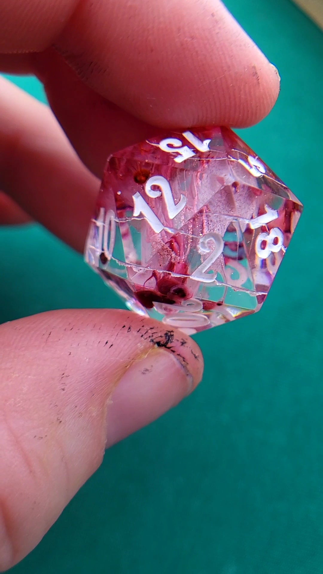 If I see one more ant in the cat food…7 piece resin ttrpg dice set
